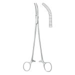 clamp forceps, acc. to Moynihan, curved