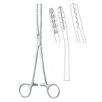 Cotton swab forceps , .Tampon forceps, acc. to UlriCh, curved